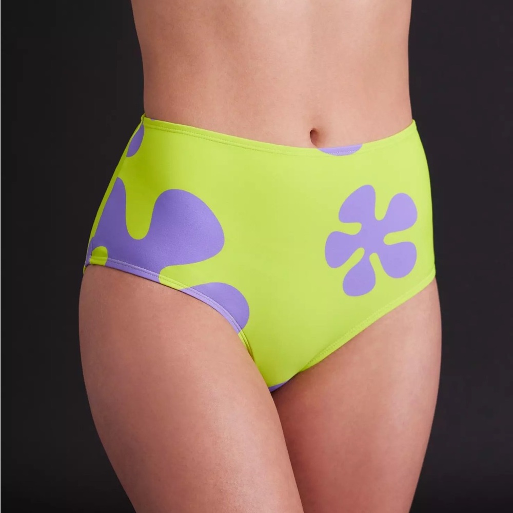 SpongeBob‎ SquarePants Patrick High-Waisted Swim Bottoms Hot Topic